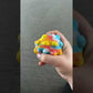 12 Pack Stress Pop Balls, Fidget Ball Popper, Assorted Colors, New Durable Design, Fidget Popper