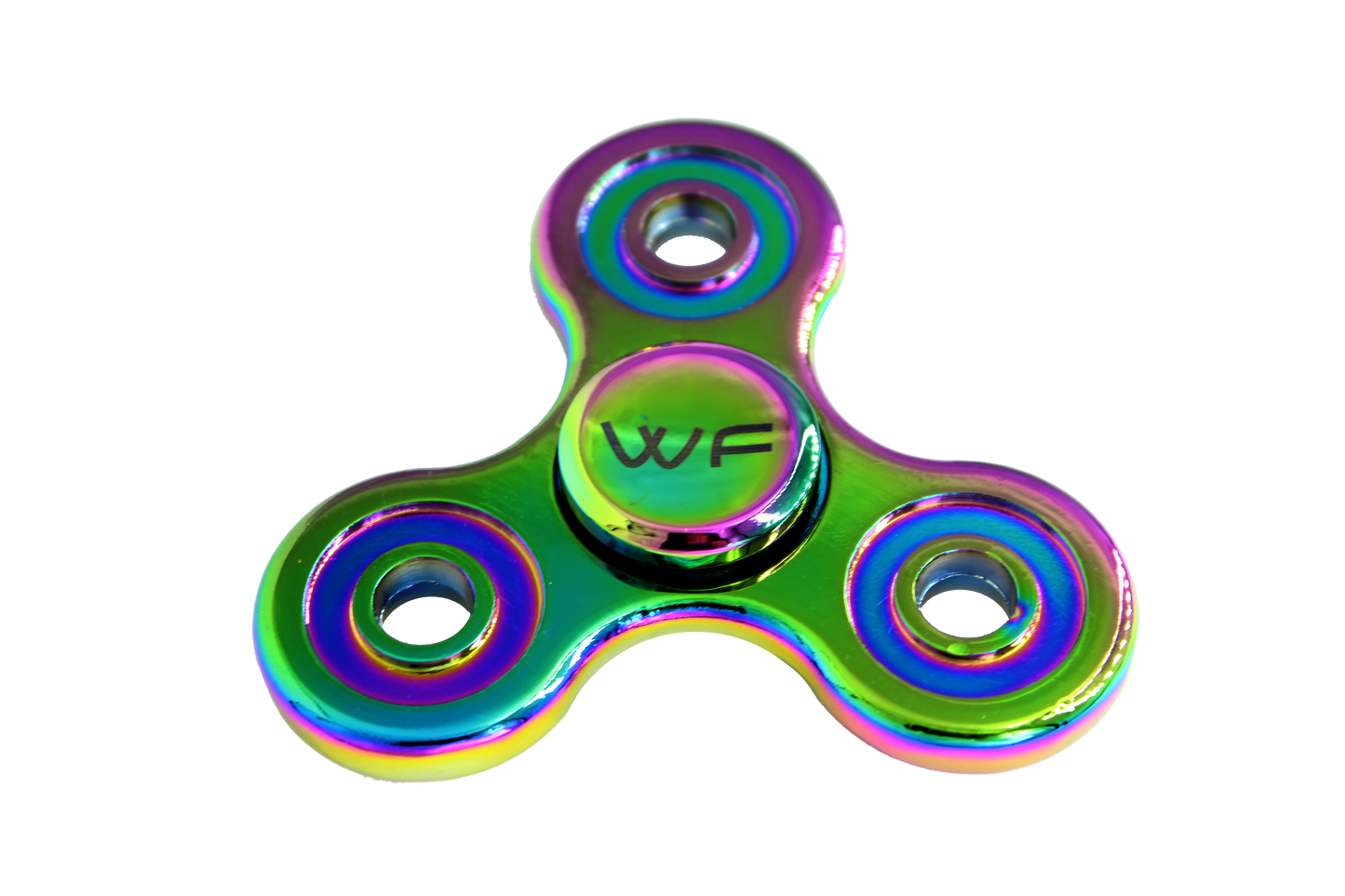WeFidget's Metal Chrome Tri Fidget Spinner