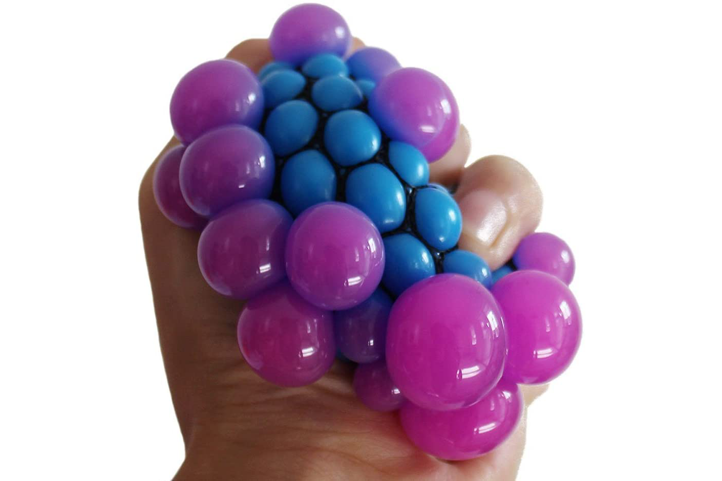 WeFidget's Rubber Grape Ball Hand Wrist Squeeze Toy Stress Autism Mood Relief
