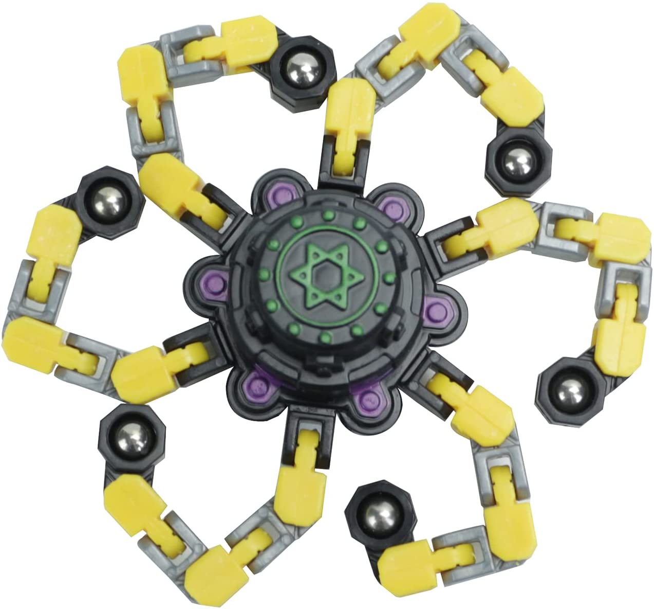 12 Pack Transformable Fidget Spinner Toy, Chain Links Finger Tip Spinn –  WeFidget